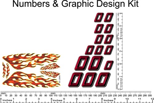 Vinyl decal 16th scale - 1/16th,