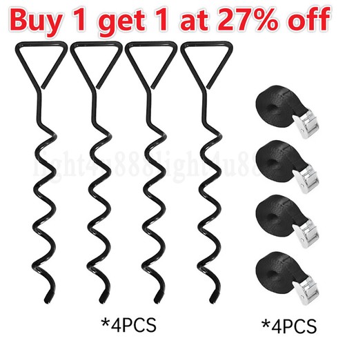 Pcs spiral ground spike - ground,