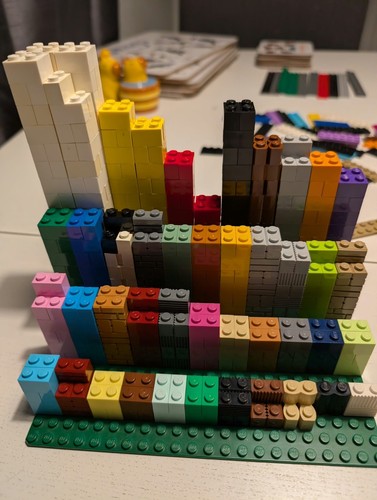 Lego 2x1 bricks - 2x1, bulk