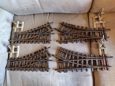 Four 7/8" scale Modified LGB Points with Weighted levers.