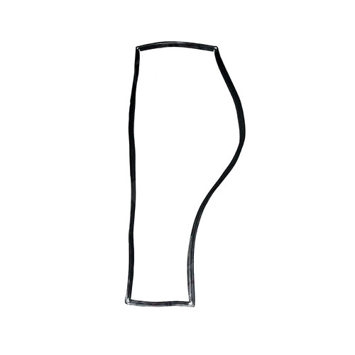 Door glass seal - l/h, for