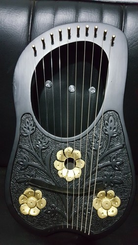New lyre harp - new, rose