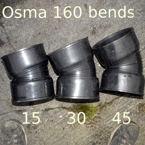 150mm 45deg bends - &,