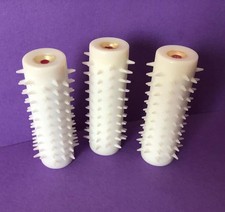 3 x ORIGINAL CARMEN HEATED ROLLERS PINK ENDS