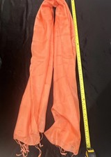 Coral Orange Silk Scarf Bought