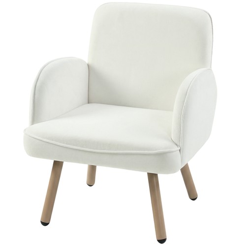 Homcom lounge chair velvet - homcom,