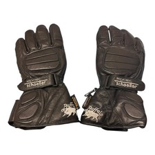 Buffalo Real Leather Vintage Motorcycle Gloves Motorbike Padded great condition 