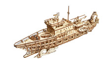 Wood Trick Ocean Explorer Yacht Wooden Model Kit