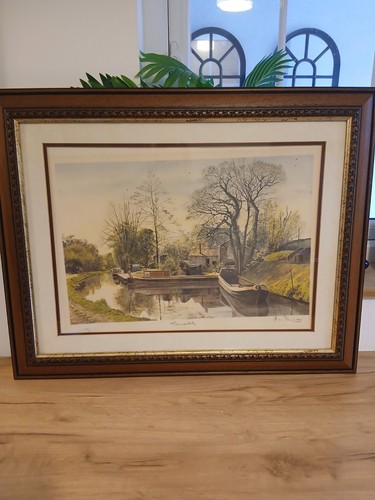 Signed print titled - signed,