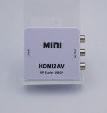 1080P AV Scart Composite Converter Adapter HDMI to 3 RCA CVBS *READ DESC*