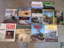 12 assorted Steam Trains /