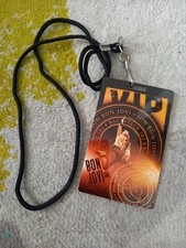 Bon Jovi VIP Lanyard Tour 2011 Merchandise