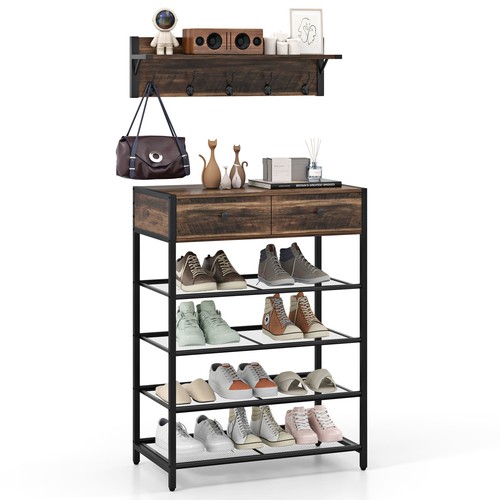 Coat rack shoe stand - shoe,