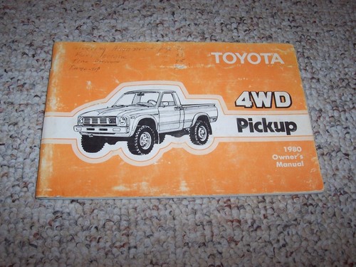 1980 toyota 4wd pickup truck - 1980,