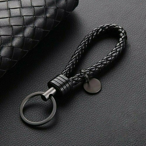 Black car keychain leather - car,