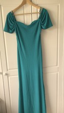 Turquoise Evening Dress / Modified For Ballroom Dance Dress Uk 8