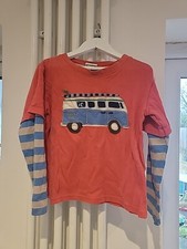 Frugi Camper Van Top VW Style Bay Window Boys Girls Unisex Organic Cotton 6-7 Y