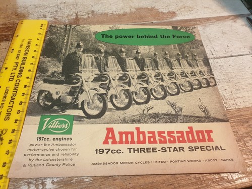 1961 ambassador motorcycle - 1961,