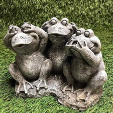 Concrete Frog Garden Ornament