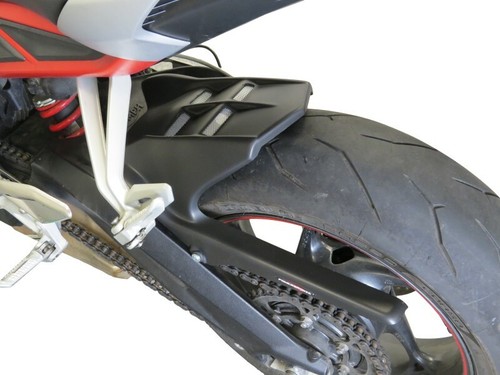 Rear fender black triumph - black,