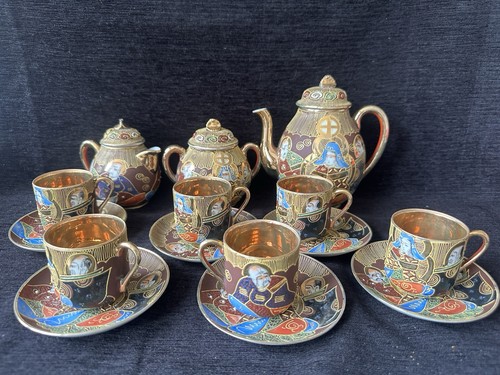 Vintage samurai mikado - tea, set