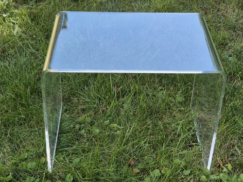 Vintage acrylic table retro - vintage,