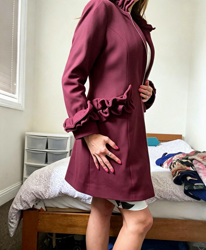 Ted baker women burgundy zip - ted,