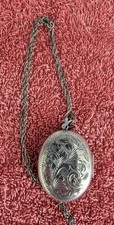 Large Solid Silver Ladies