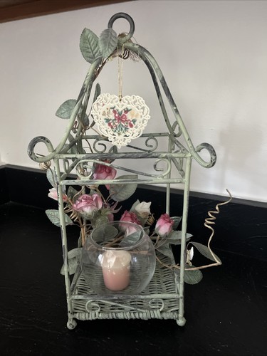 Wedding lantern patina metal - lantern,