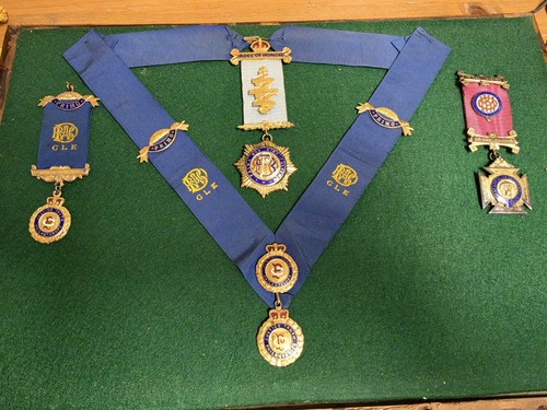 Vintage raob silver enamel - raob,