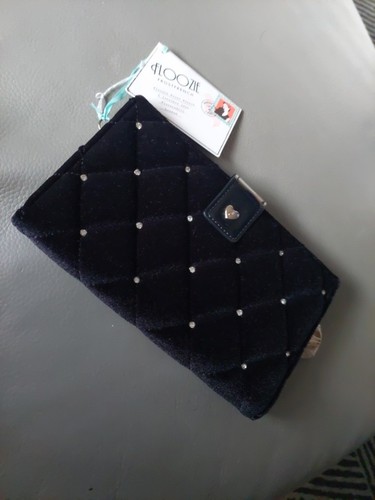 Black velvet diamanté studded - black,