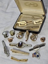 Lot Of Cufflinks, Tie Clips