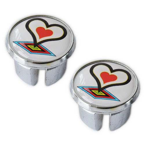 Rosa chrome handlebar caps - rosa,