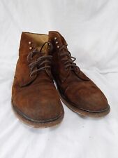 Frye Boots brown suede cap toe UK 9.5 US 10.5 (Seth)