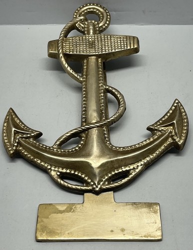 Solid brass ships anchor - solid,