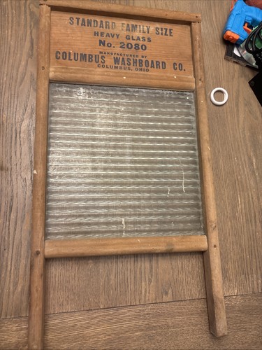 Vintage washboard glass - vintage,