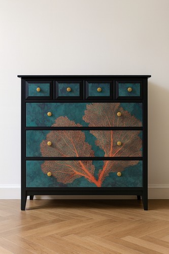 Painted midcentury vintage - painted,