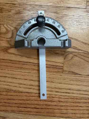 Vintage table saw miter - table, gauge