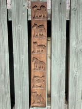 Vintage Carved Wood Cookie