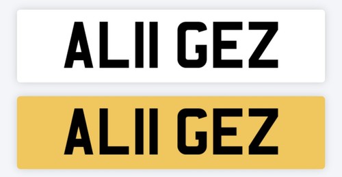 Ali gee private - ali, plate