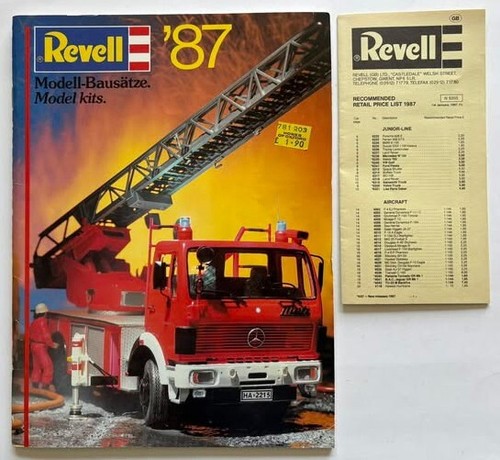 1987 revell catalogue price - 1987,
