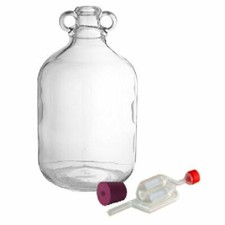 Glass demijohn with - glass,