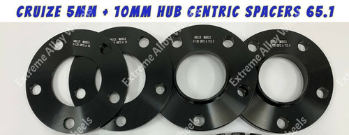 Alloy wheel spacers 5mm 10mm - wheel, +