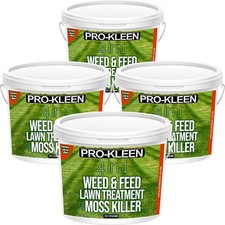ProKleen Weed & Lawn Feed Moss Killer Treatment Fertiliser NPK Iron Grass 10KG
