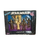 JusToys Star Wars Bend-Ems 4 Piece Gift Set 1993 Obi-Wan, Leia, Han Solo, C-3PO