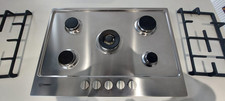 5 burner gas hob, stainless steel. Indesit. 730mm x 510mm x 50mm