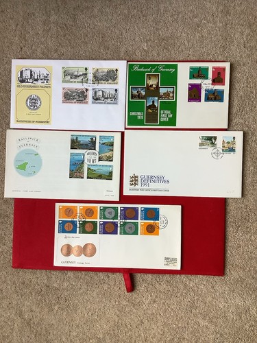 Qeii guernsey firstday covers - firstday,