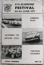 SILVERSTONE 5 Jun 1977 MG Car