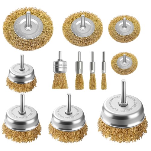 12pcs steel wire brush - brush, drill