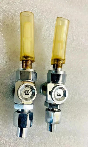 Pair brass fuel petrol gas - pair,
